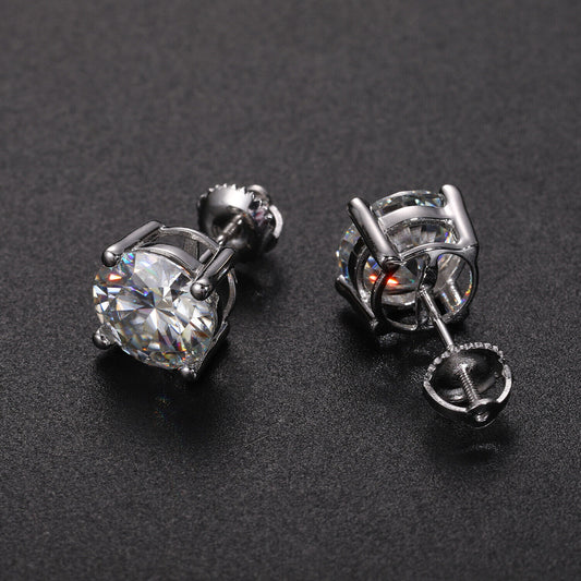 Moissanite Diamond Earrings